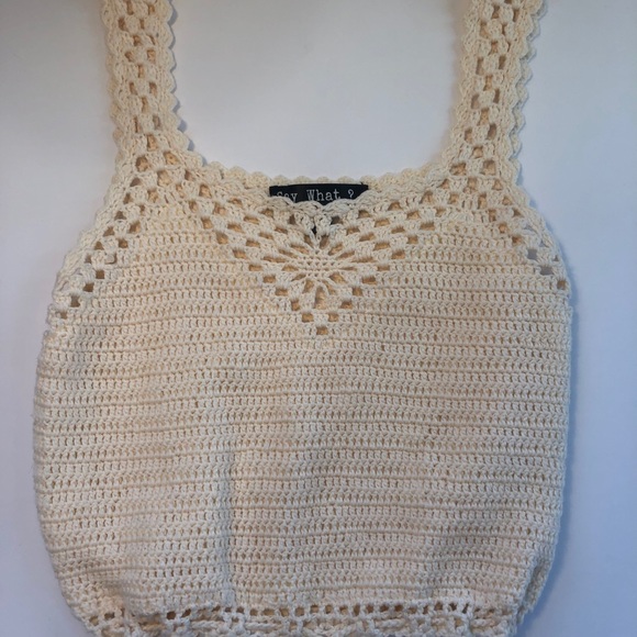 Cute Macrame tank top - Picture 1 of 1